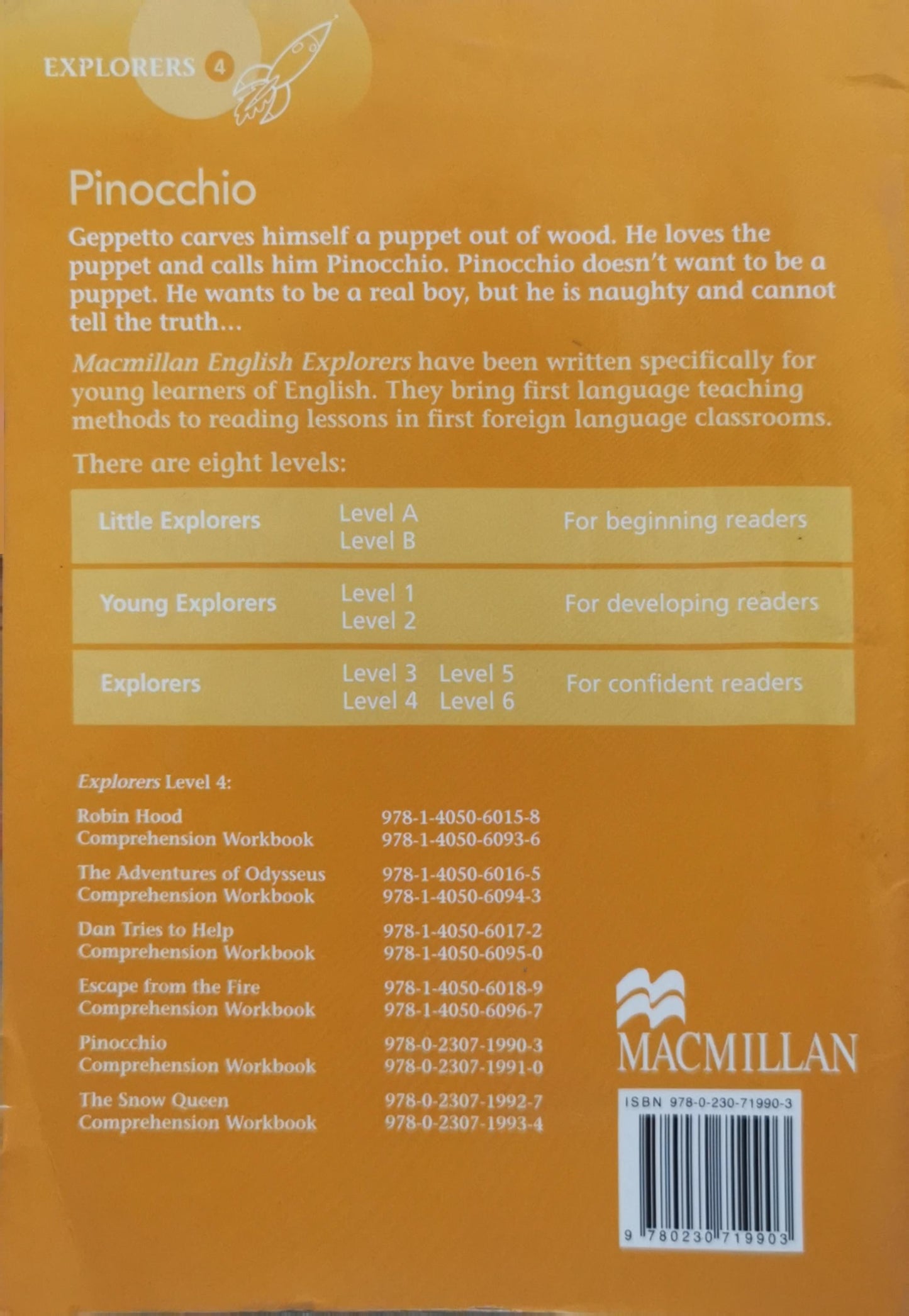 Pinocchio By Carlo Collodi and Gill Munton