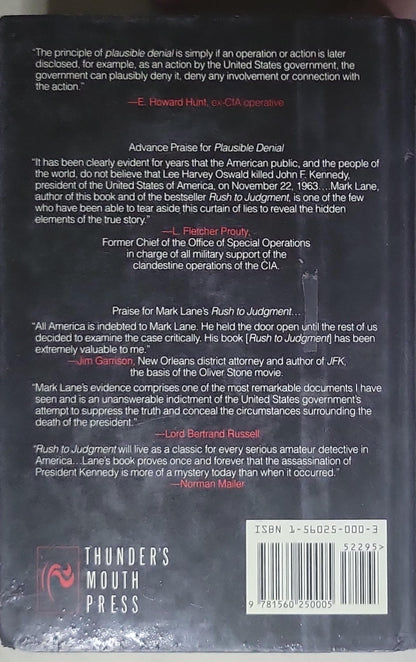 Plausible Denial: Was the CIA Involved in the Assassination of JFK?