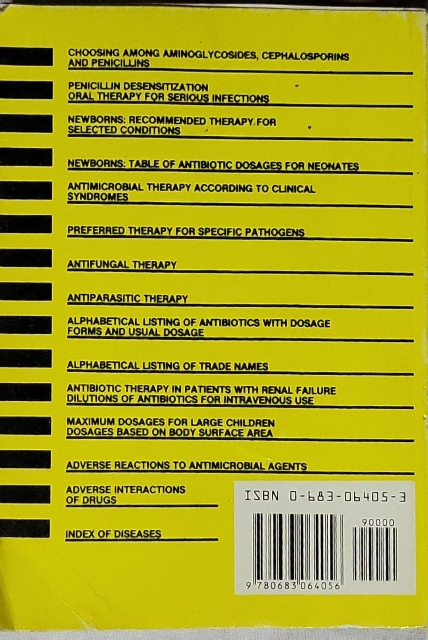 Pocketbook of Pediatric Antimicrobial Therapy By John D. Nelson