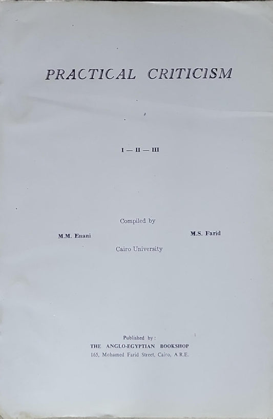 PRACTICAL CRITICISM