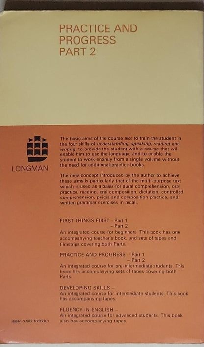 Practice and Progress 2: New Concept English, integrated course pre-intermediate students, Part 2