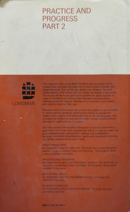 Practice and Progress Part 2: New Concept English By L. G. Alexander