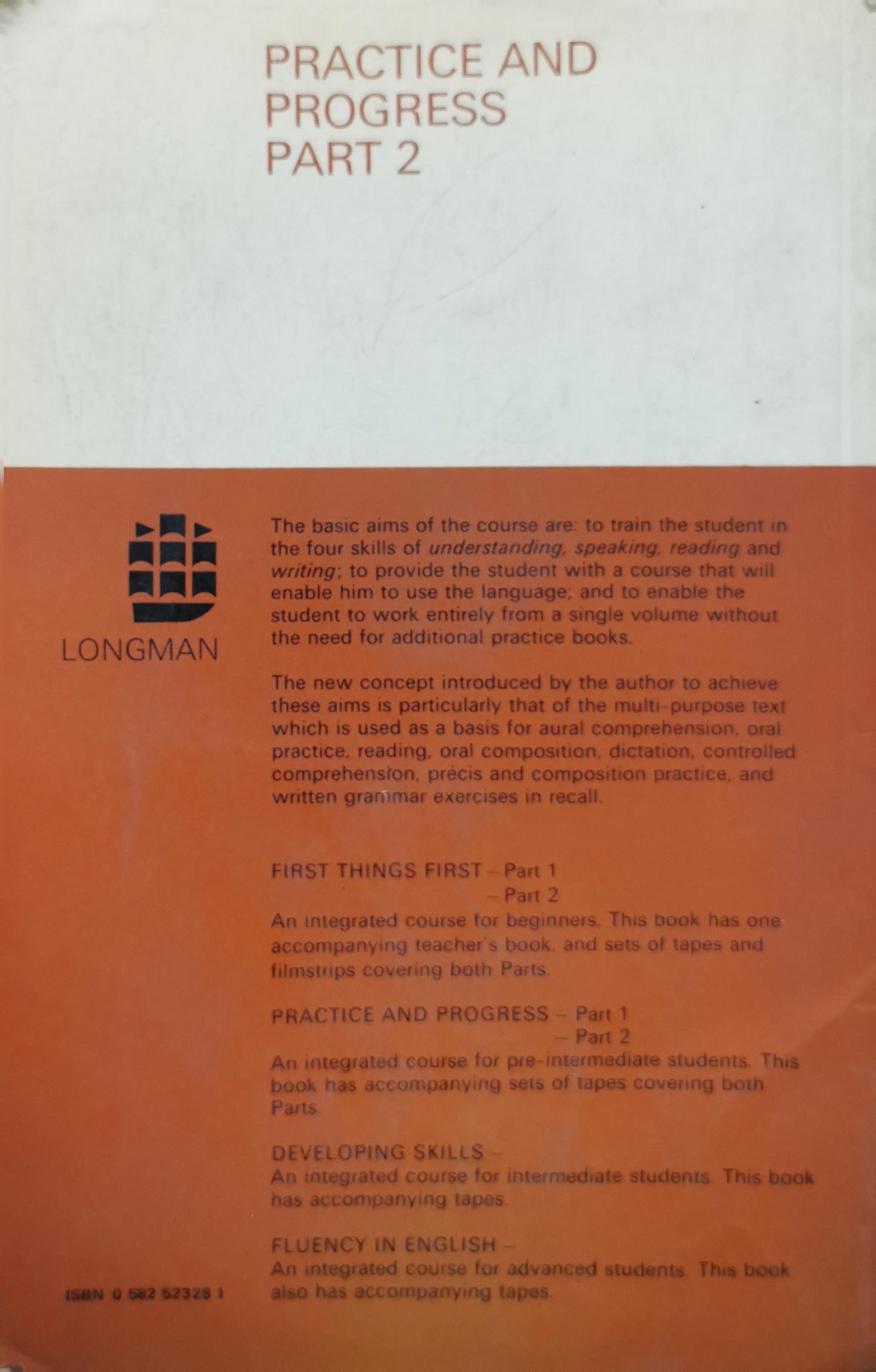 Practice and Progress Part 2: Two-Volume Edition Part 2 By L. G. Alexander