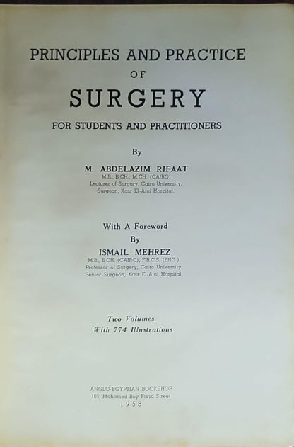 Principles and Practice of Surgery: For Students and Practitioners