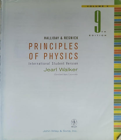 Principles of Physics