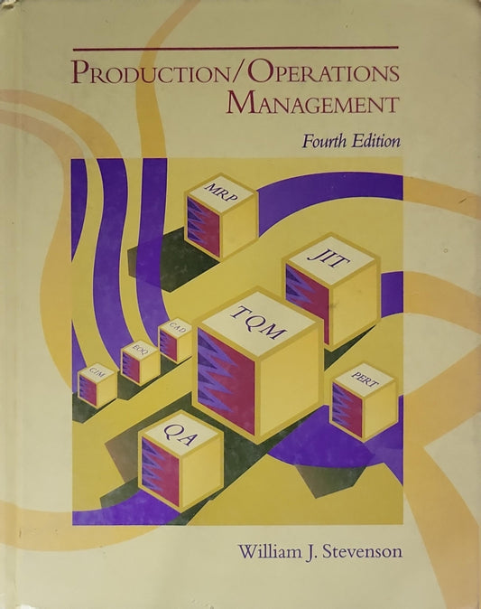 Production/Operations Management: Fourth Edition