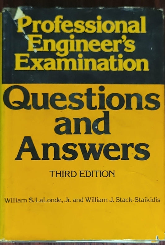 Professional Engineer's Examination Questions and Answers