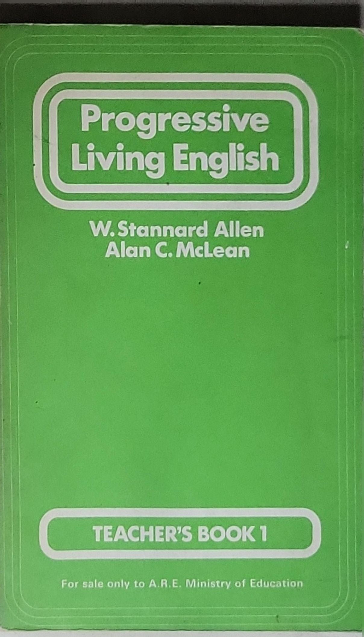 Progressive Living English: Teacher's Book 1