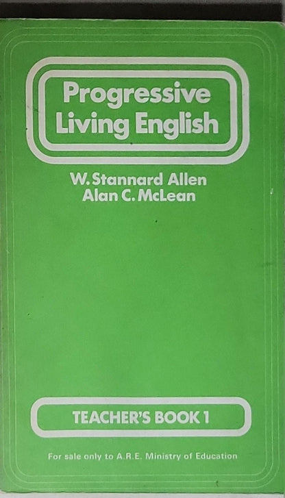 Progressive Living English: Teacher's Book 1