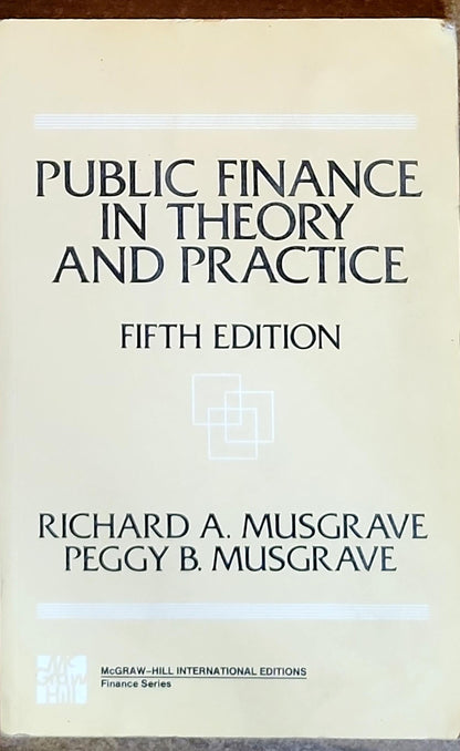 Public Finance in Theory and Practice