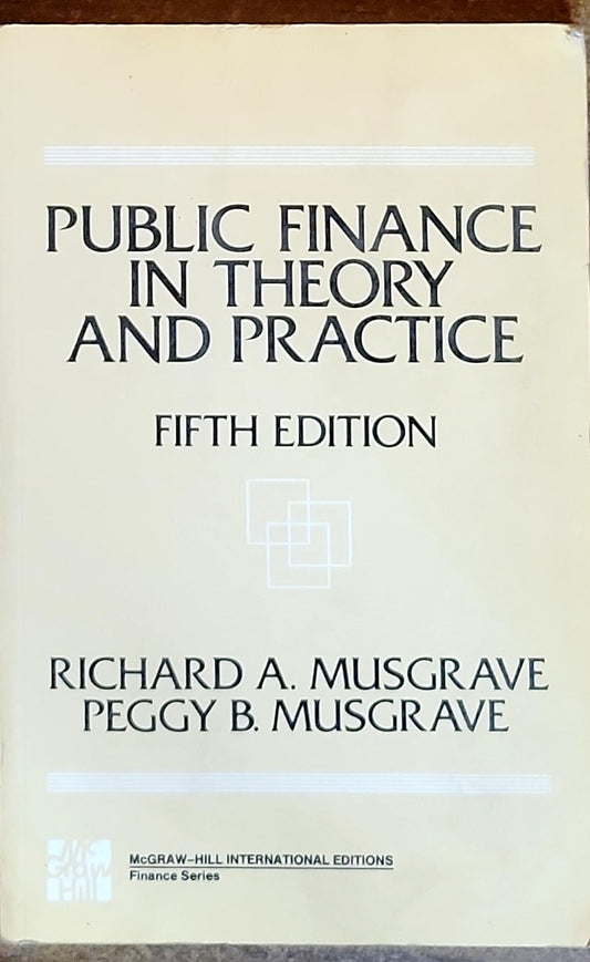 Public Finance in Theory and Practice