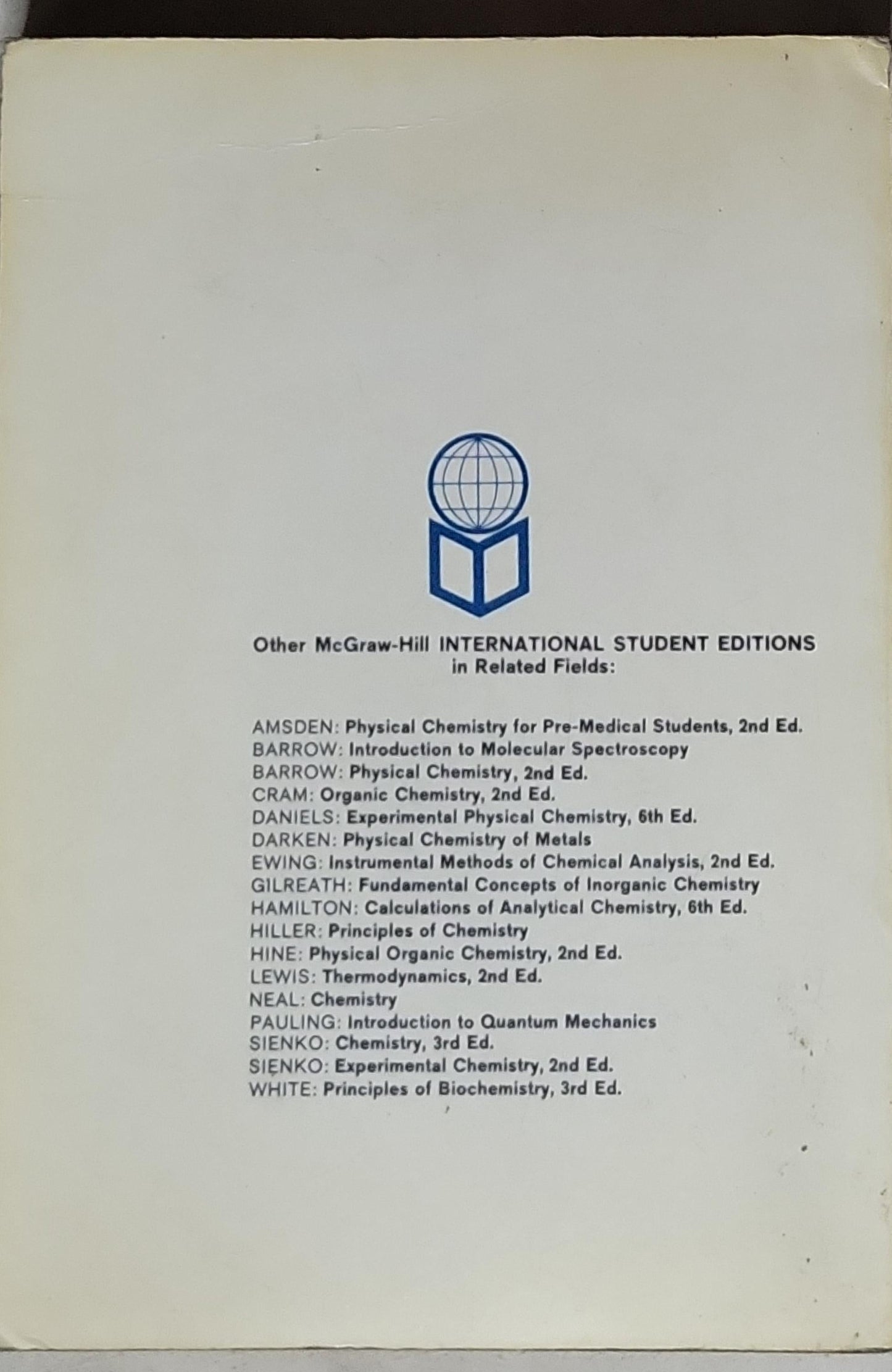 Qualitative analysis, using semimicro methods: International Student Edition