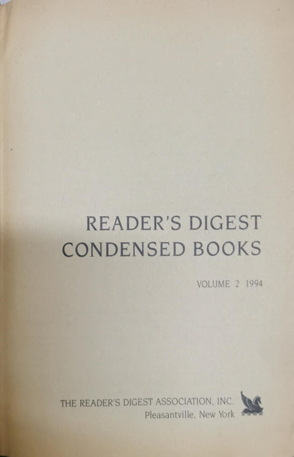 Reader's Digest Condensed Books: Volume 2 1994