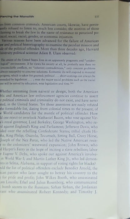 Rebels with a Cause: The Minds and Morality of Political Offenders