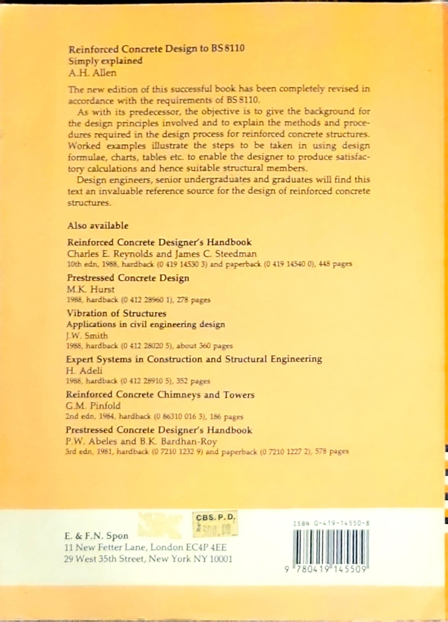 Reinforced Concrete Design to BS 8110: Simply Explained