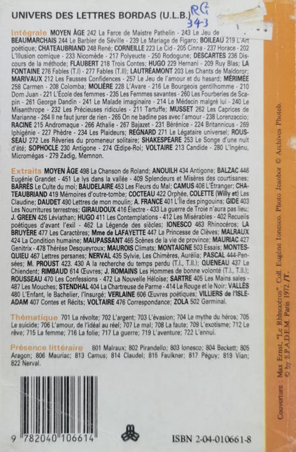 Rhinocéros: Étude critique illustrée | Extraits commentés By Eugène Ionesco