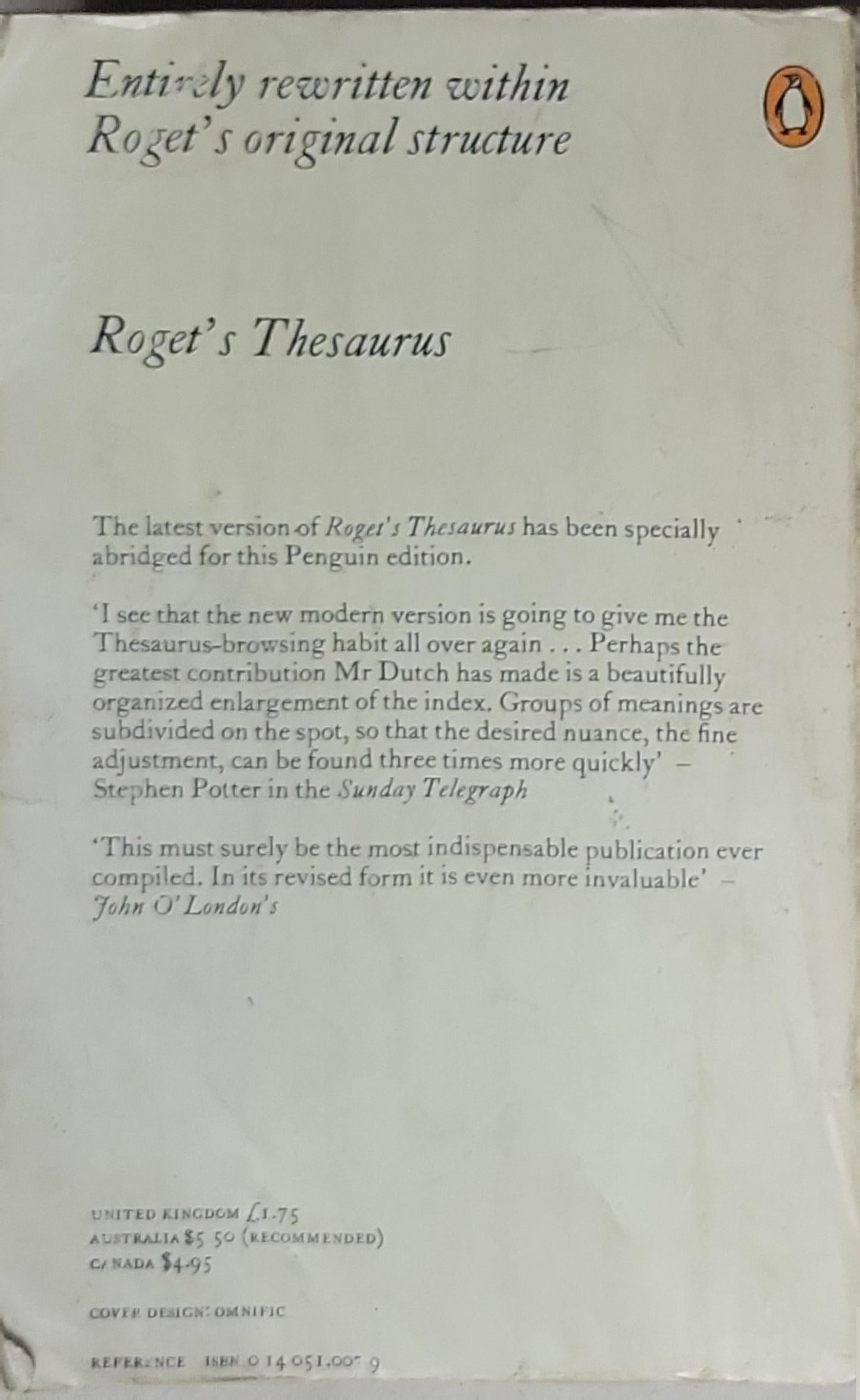 Roget's Thesaurus