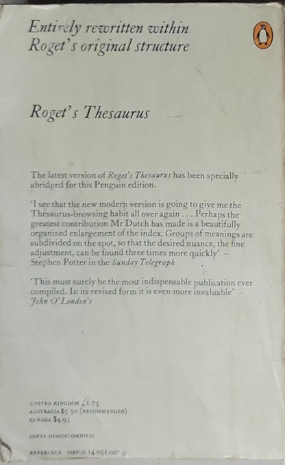 Roget's Thesaurus