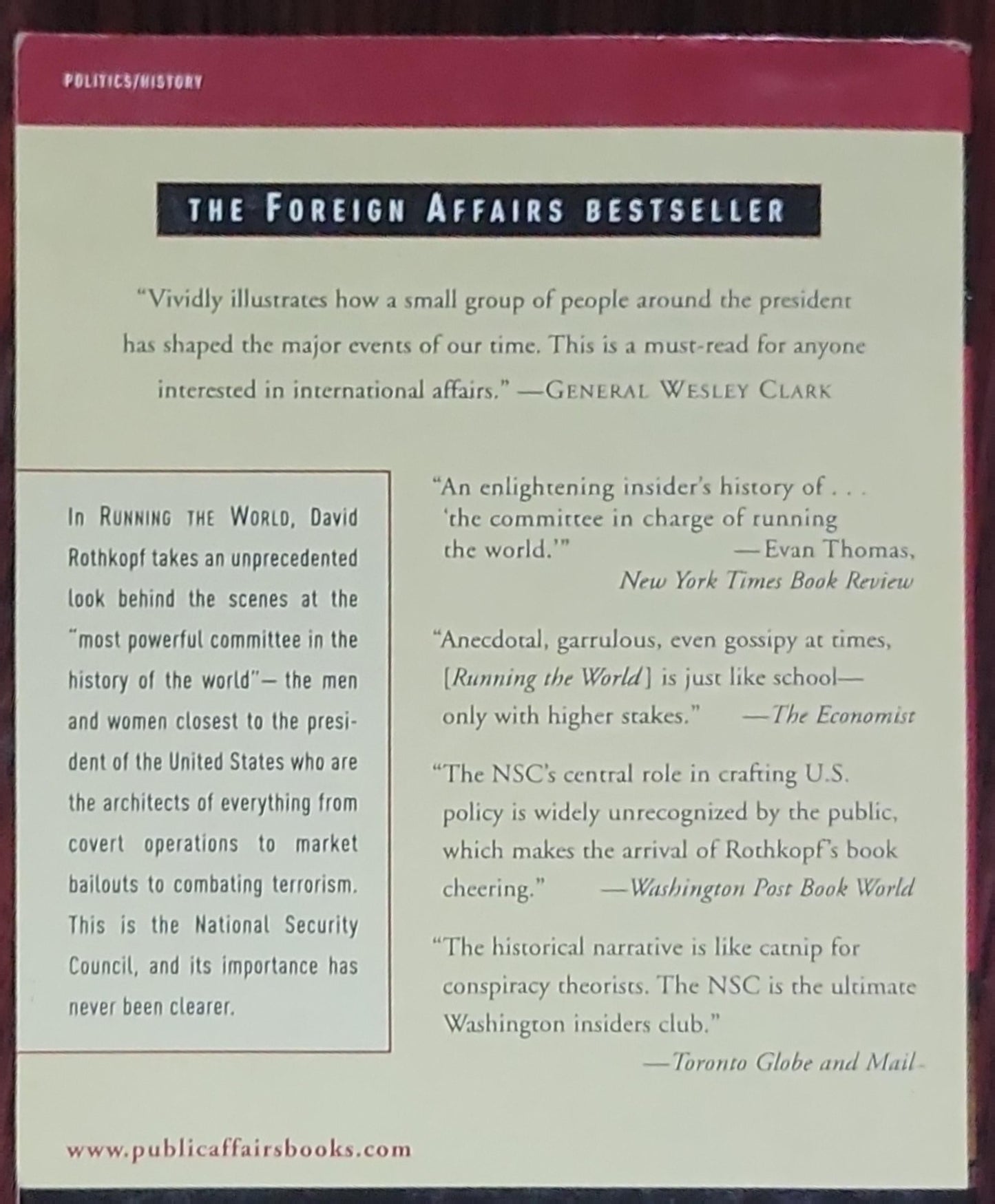 Running the World: The Inside Story of the National Security Council and the Architects of American Power