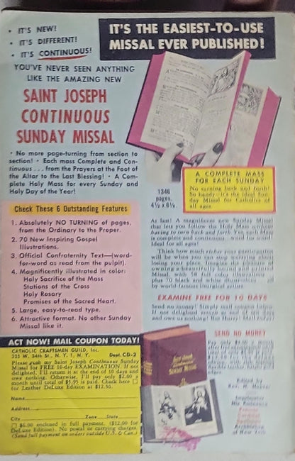 Saint Joseph Continuous Sunday Missal: Confraternity Version (Word-for-Word as Read from the Pulpit)