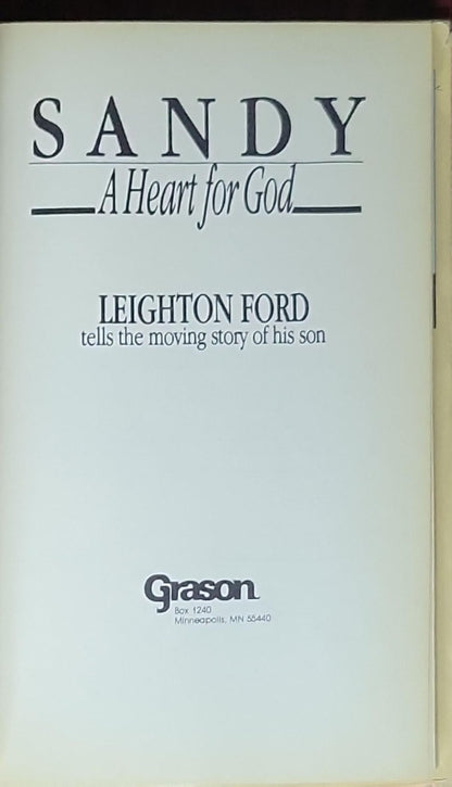 Sandy: A Heart for God: (Paperback)