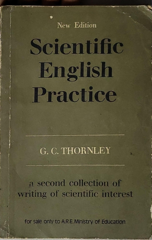 Scientific English Practice By G. C. Thornley