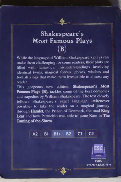 Shakespeare's Most Famous Plays: {B}