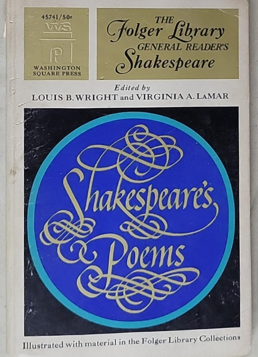 Shakespeare's Poems: The Folger Library General Reader's Shakespeare