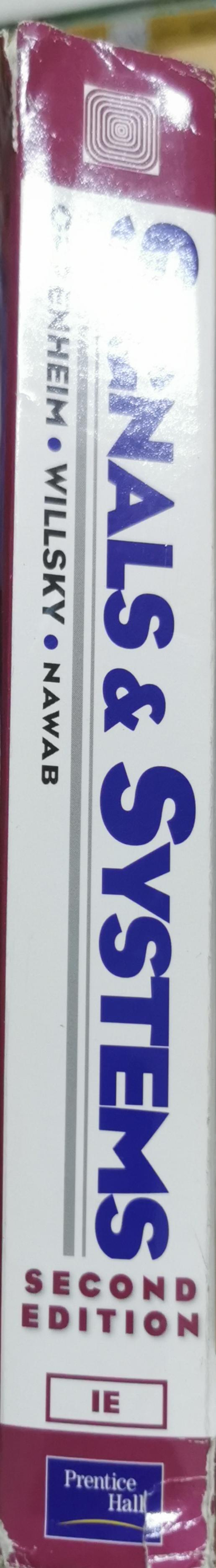 Signals & Systems: Second Edition By Alan V. Oppenheim and Alan S. Willsky and S. Hamid Nawab