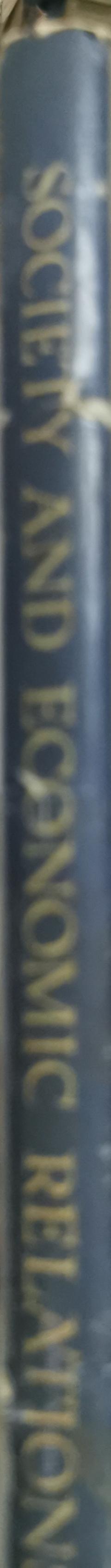 Society and Economic Relations