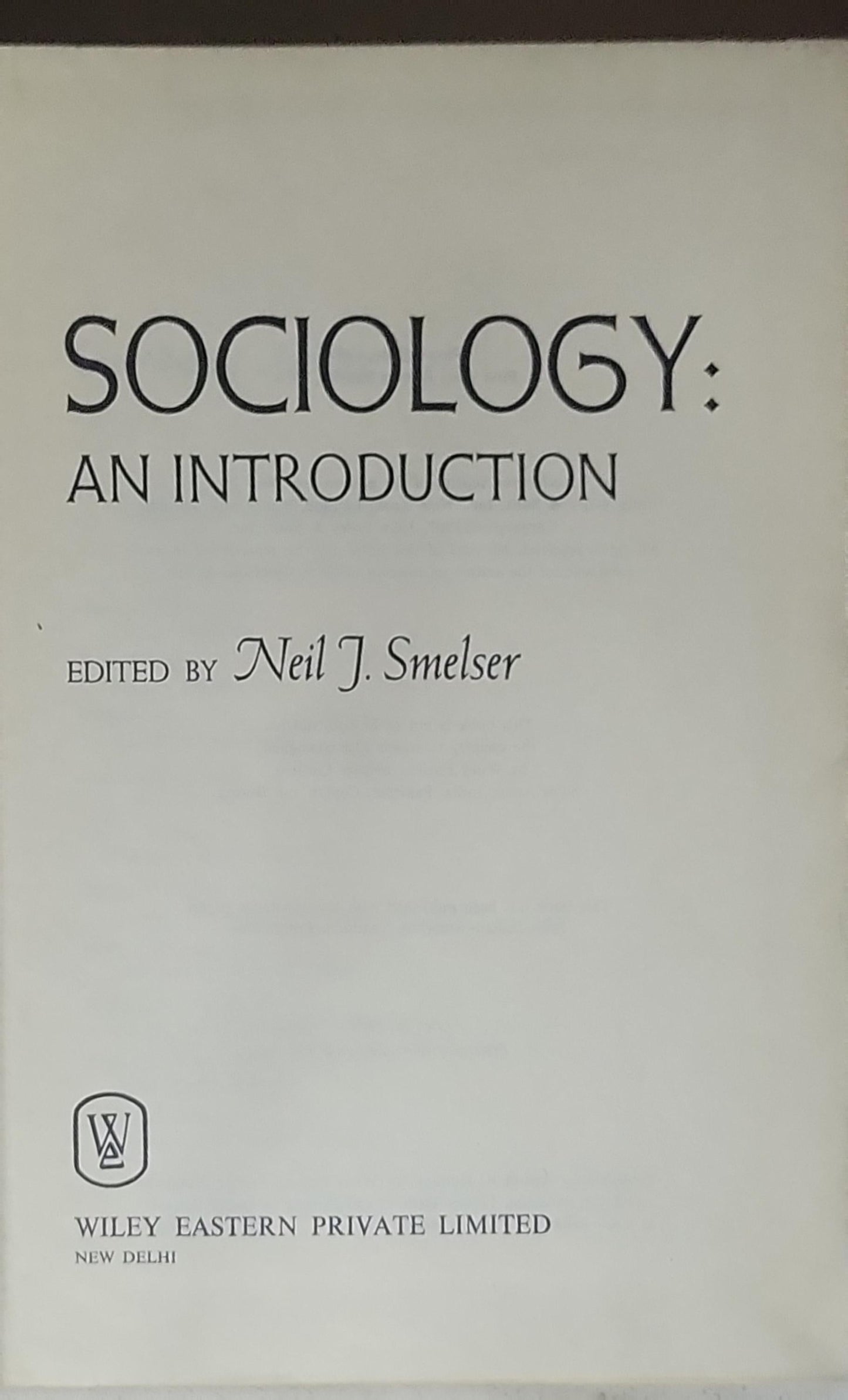 Sociology: An Introduction