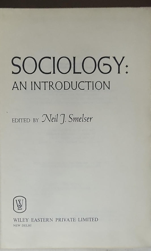 Sociology: An Introduction