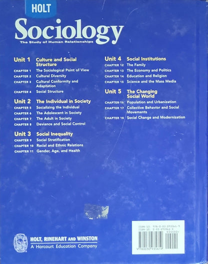 Sociology: The Study of Human Relationships