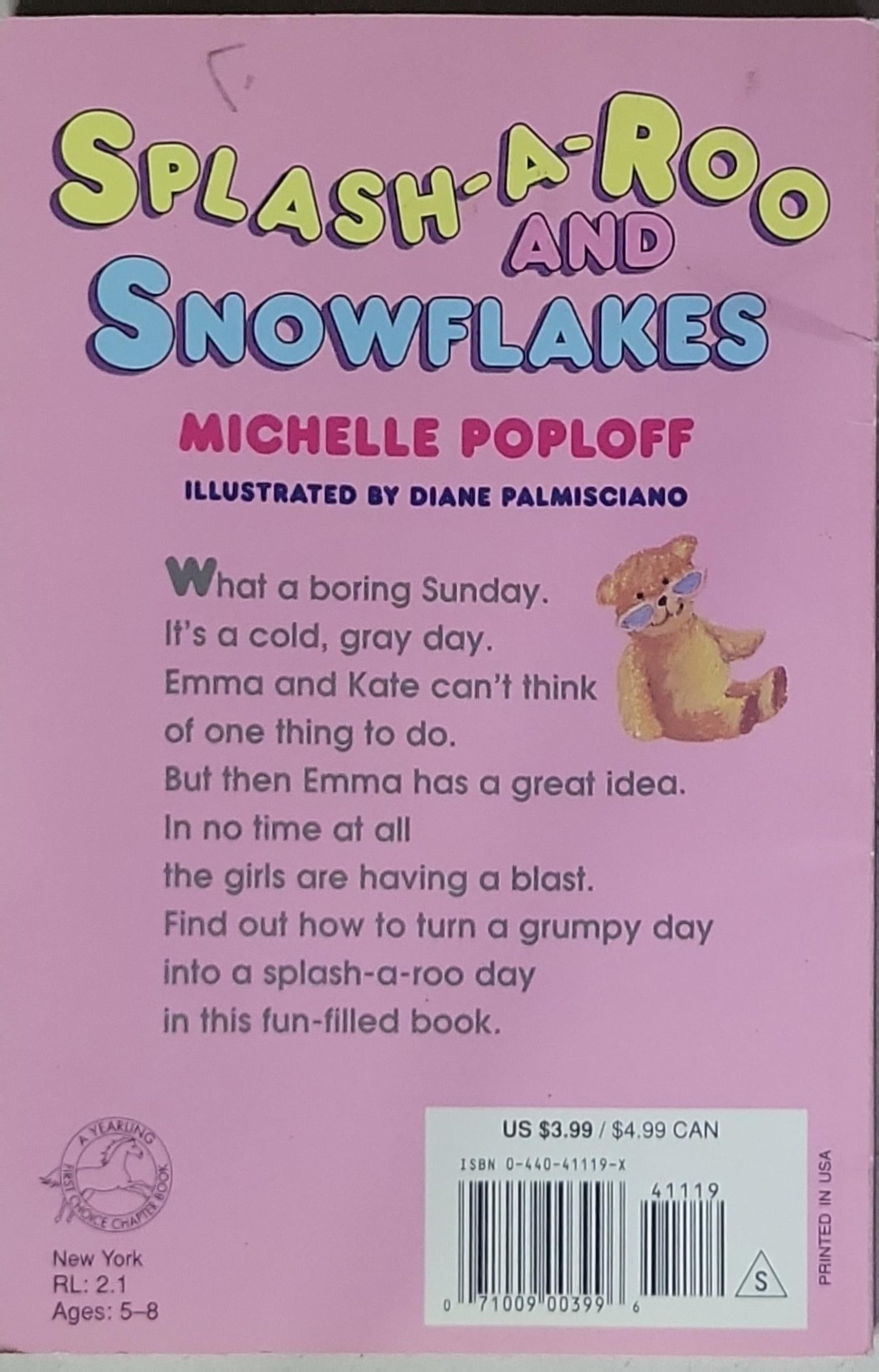 Splash-A-Roo and Snowflakes