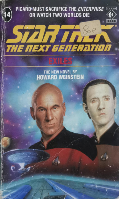 Star Trek: The Next Generation Exiles By Howard Weinstein