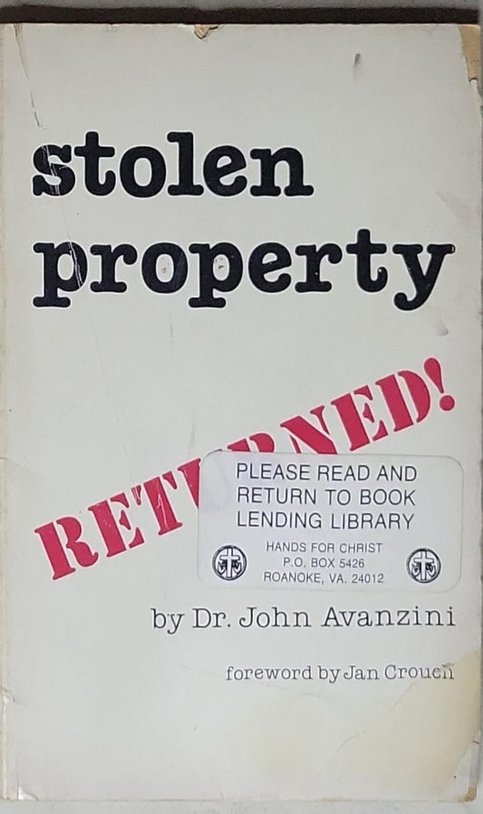 Stolen Property: Returned