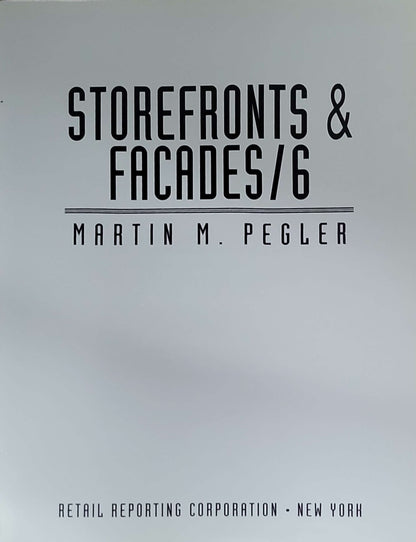 Storefronts & Facades/6: (v. 6)