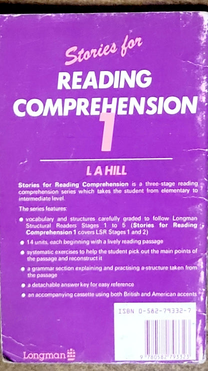 Stories for READING COMPREHENSION 1