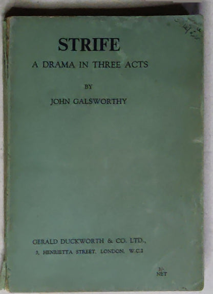 Strife: A Drama in Three Acts