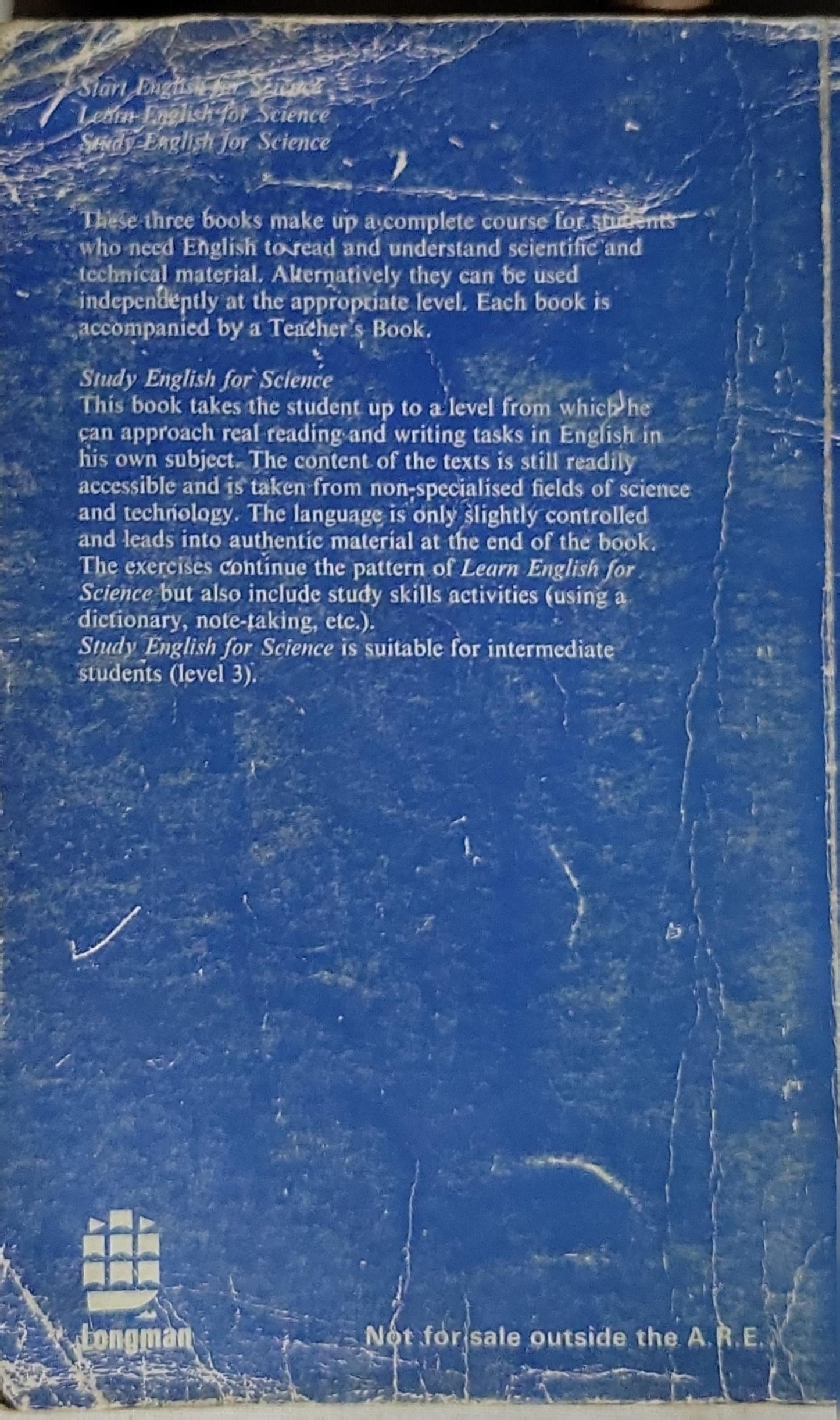 Study English for Science By A. R. Bolitho and P. L. Sandler