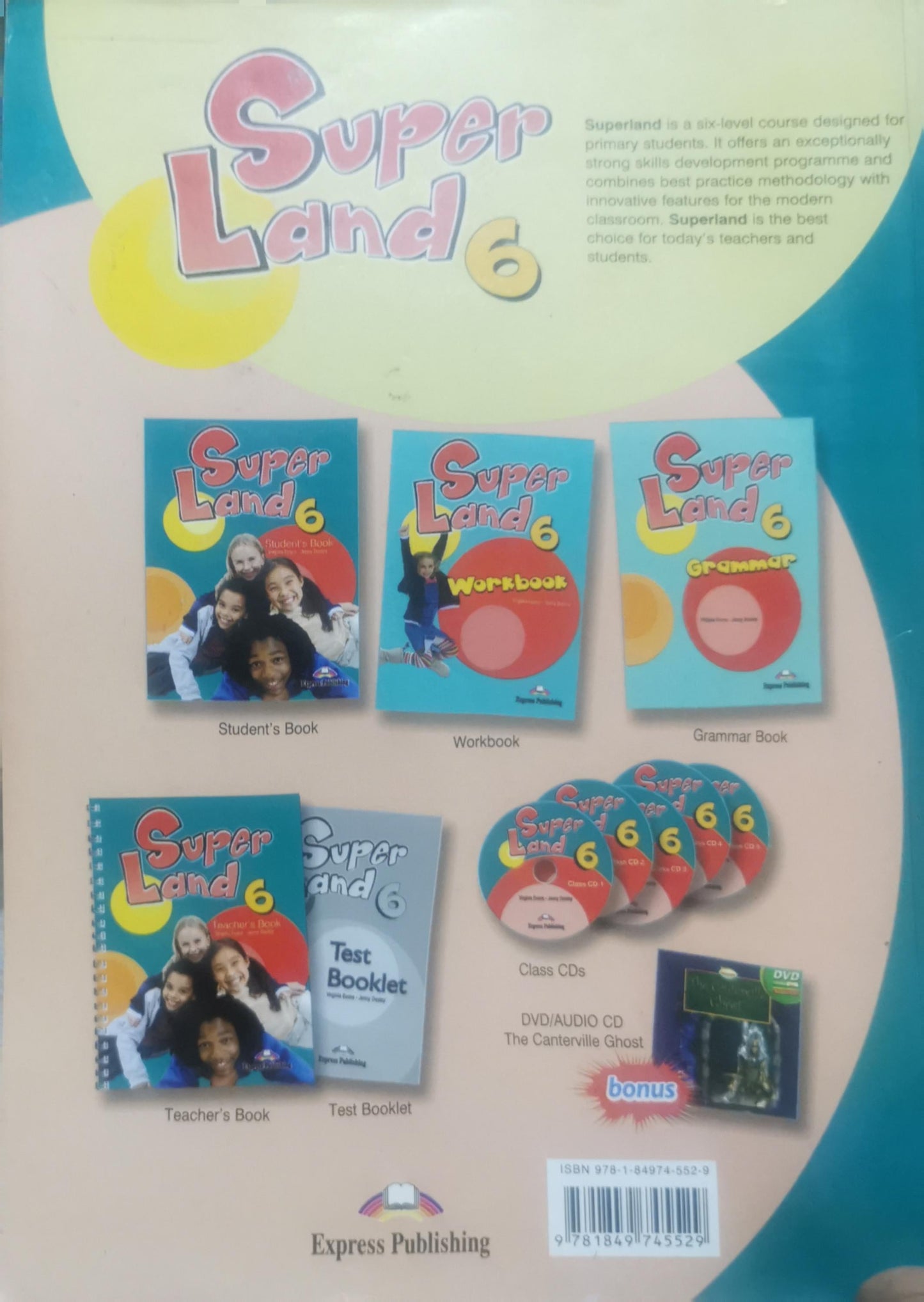 Super Land 6 Grammar Book By Virginia Evans and Jenny Dooley