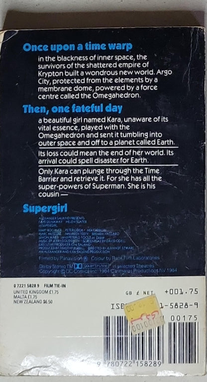 Supergirl: A novel by Norma Fox Mazer based on the screenplay by David Odell