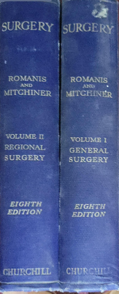SURGERY ROMANS AND MITCHINER: VOLUME 1, 2 REGIONAL SURGERY Two Volumes