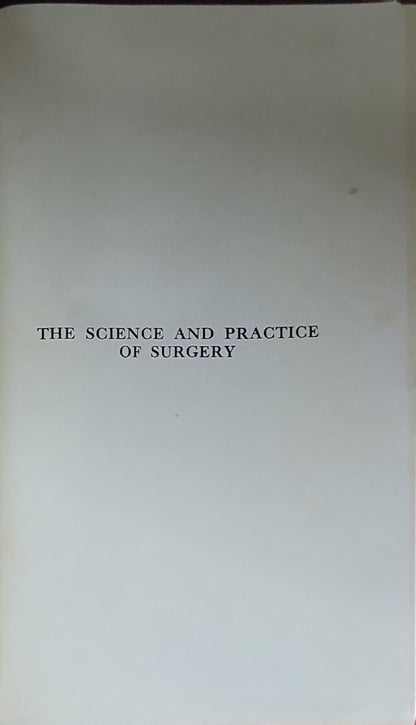SURGERY ROMANS AND MITCHINER: VOLUME 1, 2 REGIONAL SURGERY Two Volumes