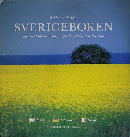 SVERIGEBOKEN: med text på svenska, engelska, tyska och franska