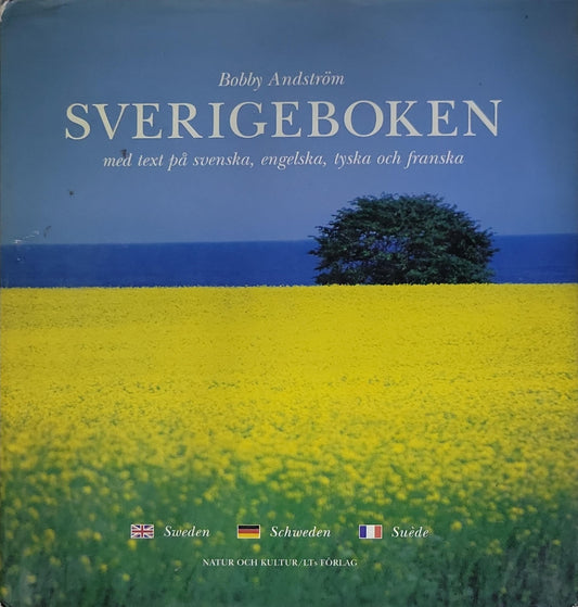 SVERIGEBOKEN: med text på svenska, engelska, tyska och franska