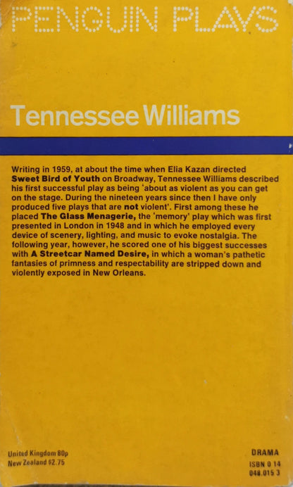 Sweet Bird of Youth and Other Plays By Tennessee Williams