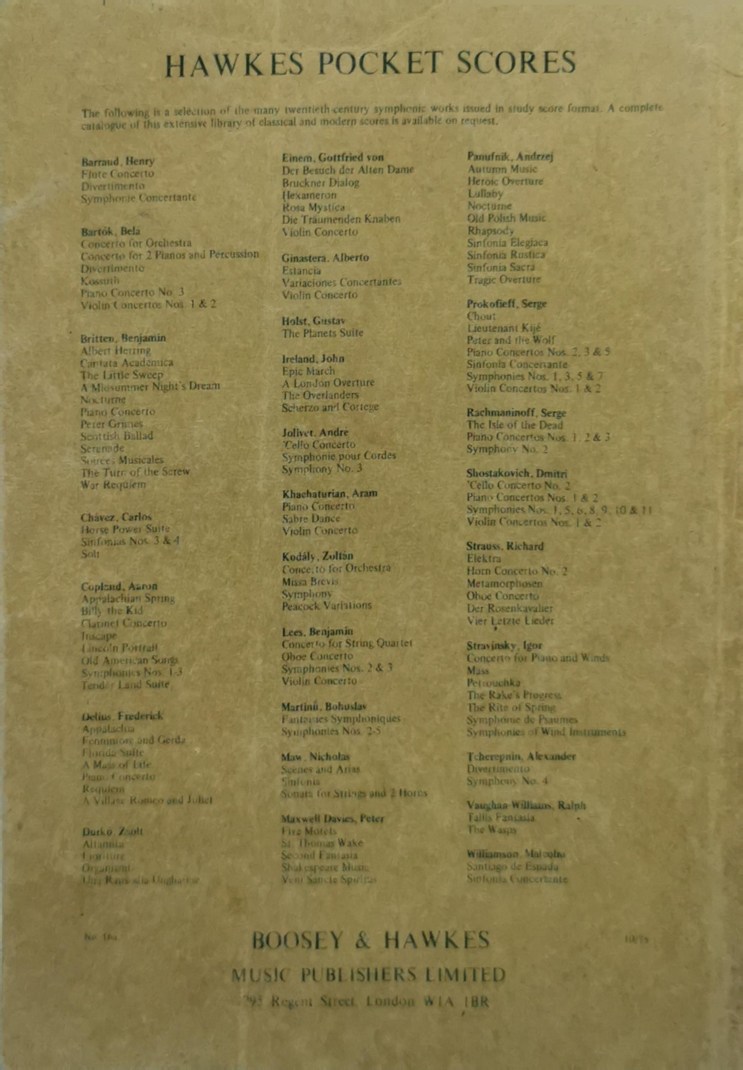 Symphonie Classique: Opus 25 By Serge Prokofieff