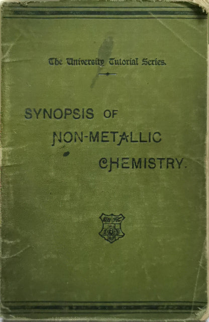 Synopsis of Non-Metallic Chemistry