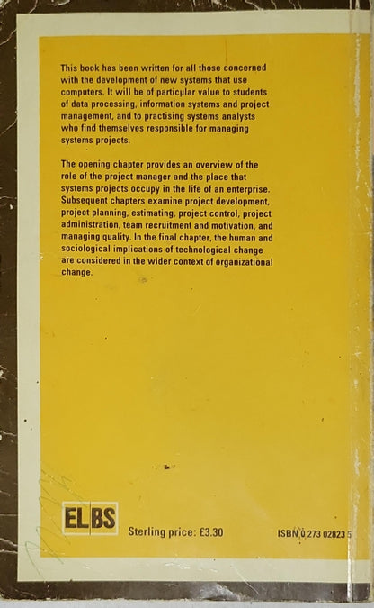 Systems Project Management By Don Yeates